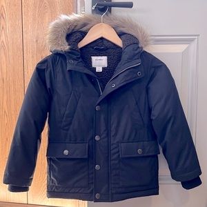 5T Navy Hooded Parka